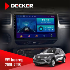 Штатная магнитола Volkswagen Touareg 2010-2018 Decker D9001 4x64, DSP