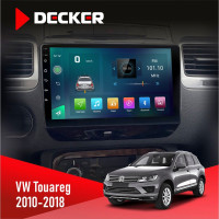 Штатна магнітола Volkswagen Touareg 2010-2018 Decker D9003 6x128, DSP, 4G, 2k