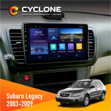 Штатная магнитола Subaru Legacy 2003-2009 Cyclone C9006 4x64, DSP, DVR