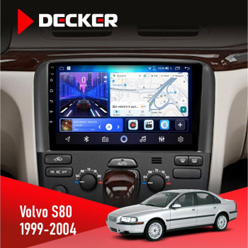 Штатная магнитола Volvo S80 1999-2004 Decker D9-006 4x64, 4G