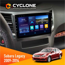 Штатная магнитола Subaru Legacy 2009-2014 Cyclone C9006 4x64, DSP, DVR