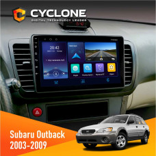 Штатная магнитола Subaru Outback 2003-2009 Cyclone C9006 4x64, DSP, DVR