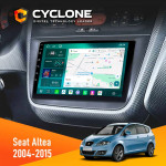 Штатная магнитола Seat Altea 2004-2015 Cyclone C9-013 4x64 DSP 4G