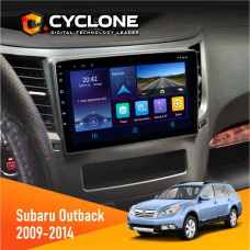 Штатная магнитола Subaru Outback 2009-2014 Cyclone C9006 4x64, DSP, DVR