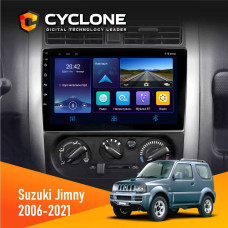 Штатная магнитола Suzuki Jimny 2006-2021 Cyclone C9006 4x64, DSP, DVR