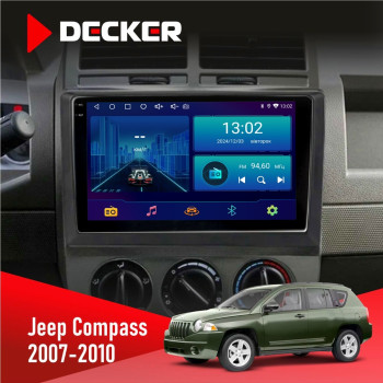  Штатна магнітола Jeep Compass 2007-2010 Decker D10002 6x128, DSP, 360, 2k