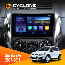 Штатная магнитола Suzuki SX4 2007-2013 Cyclone C9006 4x64, DSP, DVR
