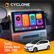 Штатная магнитола Toyota Corolla Verso 2004-2009 Cyclone C9CPL 2x32