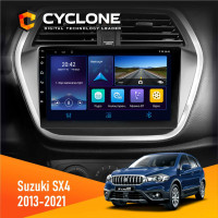 Штатная магнитола Suzuki SX4 2013-2021 Cyclone C9006 4x64, DSP, DVR