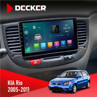 Штатная магнитола KIA Rio (JB) 2005-2011 Black Decker D9003 6x128, DSP, 4G, 2k