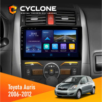 Штатная магнитола Toyota Auris 2006-2012 Cyclone C9006 4x64, DSP, DVR