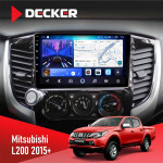 Штатная магнитола Mitsubishi L200 2015+ Decker D9-006 4x64, 4G