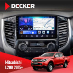Штатная магнитола Mitsubishi L200 2015+ Climate Decker D9-006 4x64, 4G