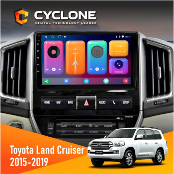 Штатна магнітола Toyota Land Cruiser (200) 2015-2019 Cyclone C9CPL 2x32