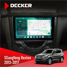 Штатна магнітола SsangYong Rexton 2013-2017 Decker D9004 6x128, DSP 360, 2k
