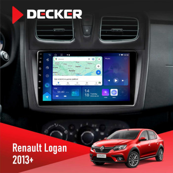 Штатна магнітола Renault Sandero, Logan 2012-2020 Decker D9-007 4x64 DSP 360 4G