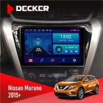Штатная магнитола Nissana Murano 2015+ Decker D10002 6x128, DSP, 360, 2k