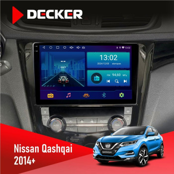  Штатна магнітола Nissan Qashqai, X-Trail 2014+ Climate Decker D10002 6x128, DSP, 360, 2k