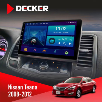  Штатна магнітола Nissan Teana 2008-2012 Decker D10002 6x128, DSP, 360, 2k