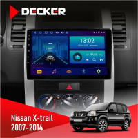 Штатная магнитола Nissan X-Trail 2007-2014 Decker D10002 6x128, DSP, 360, 2k