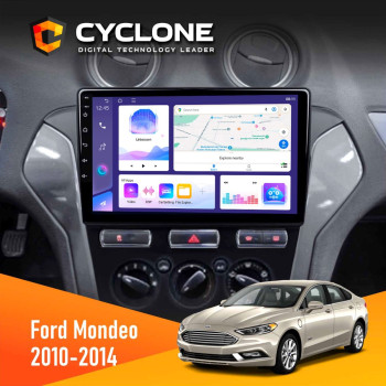Штатная магнитола Ford Mondeo 2010-2014 Cyclone C10-011 4x64, DSP