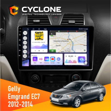  Штатна магнітола Gelly Emgrand EC7 2012-2014 Cyclone C10004 4x64, DSP, 2k