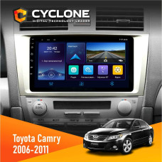 Штатная магнитола Toyota Camry 40 2006-2011 AMP Cyclone C9006 4x64, DSP, DVR
