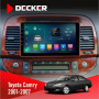 Штатная магнитола Toyota Camry 30 2001-2007 Wood Decker D9003 6x128, DSP, 4G, 2k