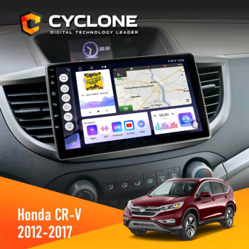 Штатная магнитола Honda CR-V 2012-2017 Cyclone C10-011 4x64, DSP
