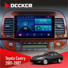 Штатная магнитола Toyota Camry 30 2001-2007 Wood Decker D9002 6x128, DSP, 360