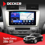 Штатная магнитола Toyota Camry 40 2006-2011 AMP Decker D9-006 4x64, 4G