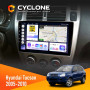 Штатна магнітола Hyundai Tucson 2005-2010 Cyclone C10004 4x64, DSP, 2k