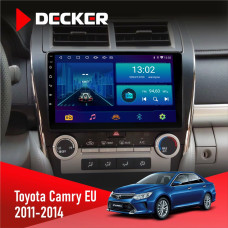  Штатна магнітола Toyota Camry 2011-2014 Decker D10002 6x128, DSP, 360, 2k