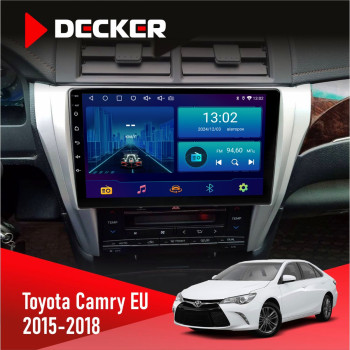  Штатна магнітола Toyota Camry 2015-2018 Decker D10002 6x128, DSP, 360, 2k