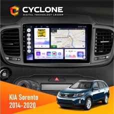  Штатна магнітола KIA Sorento 2014-2020 Cyclone C10004 4x64, DSP, 2k
