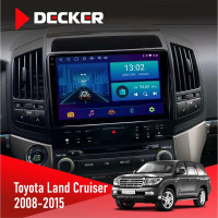 Штатная магнитола Toyota Land Cruiser (200) 2008-2015 Decker D10002 6x128, DSP, 360, 2k