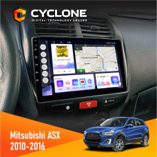  Штатна магнітола Mitsubishi ASX 2010-2016 Cyclone C10004 4x64, DSP, 2k