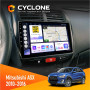 Штатная магнитола Mitsubishi ASX 2010-2016 Cyclone C10004 4x64, DSP, 2k