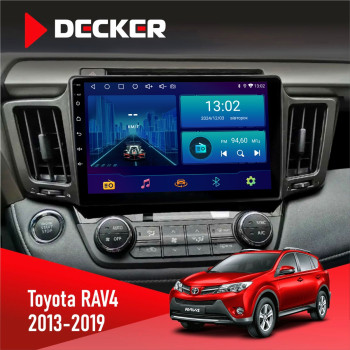  Штатна магнітола Toyota RAV4 2013-2019 Decker D10002 6x128, DSP, 360, 2k
