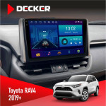 Штатна магнітола Toyota RAV4 2019+ Decker D10002 6x128, DSP, 360, 2k