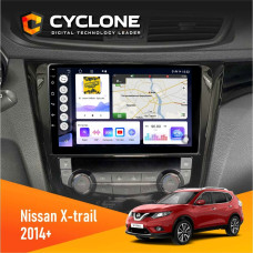  Штатна магнітола Nissan Qashqai, X-Trail 2014+ Climate Cyclone C10004 4x64, DSP, 2k