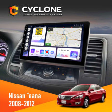 Штатная магнитола Nissan Teana 2008-2012 Cyclone C10004 4x64, DSP, 2k