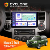 Штатная магнитола Nissan X-Trail 2004-2007 Cyclone C10-011 4x64, DSP
