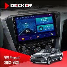  Штатна магнітола Volkswagen Passat 2012-2021 Decker D10002 6x128, DSP, 360, 2k