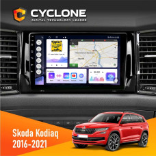 Штатная магнитола Skoda Kodiaq 2016-2021 Cyclone C10004 4x64, DSP, 2k