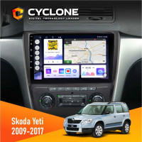 Штатная магнитола Skoda Yeti 2009-2017 Cyclone C10004 4x64, DSP, 2k