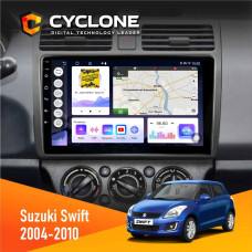Штатная магнитола Suzuki Swift 2004-2010 Cyclone C10004 4x64, DSP, 2k