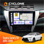 Штатная магнитола Toyota Camry 2015-2018 Cyclone C10004 4x64, DSP, 2k