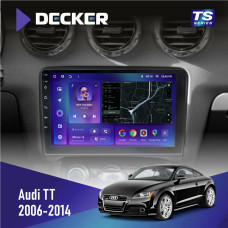 Штатная магнитола Audi TT 2006-2014 Decker TS9002 TS 4x32, DSP, 4G
