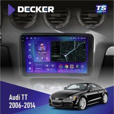 Штатная магнитола Audi TT 2006-2014 Decker TS9003 TS 4x64, DSP 4G, 2k